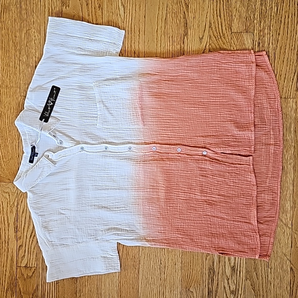 Velvet Heart gauze tiedye shirt